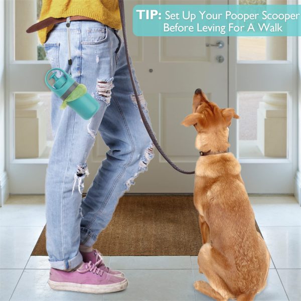 Dog Pooper Scooper – ClawPick™ Portable 2-in-1 Waste Grabber