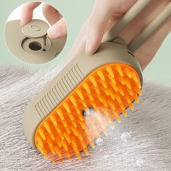 Smart Steam Pet Brush – Amazing 3-in-1 Grooming Tool for Cats & Dogs