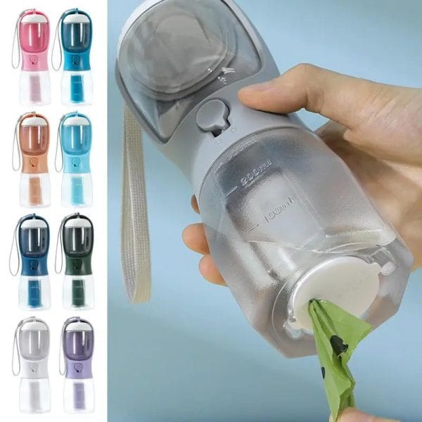 454a941a-a9bd-453b-b4c2-1b36aee9b70f-4.jpg AdventurePaw™ 3-in-1 Portable Dog Water Bottle, Food Container & Waste Bag Dispenser for Travel Walks
