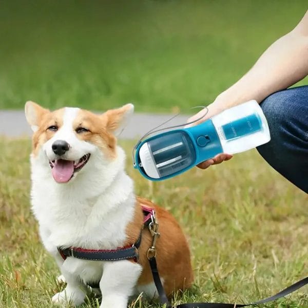 626f2ab7-e68b-4e9b-ae67-572dd9e0a169-4.jpg AdventurePaw™ 3-in-1 Portable Dog Water Bottle, Food Container & Waste Bag Dispenser for Travel Walks