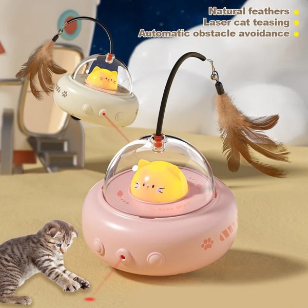 Interactive Cat Toy – Ultimate Smart UFO Cat Toy for Indoor Cats
