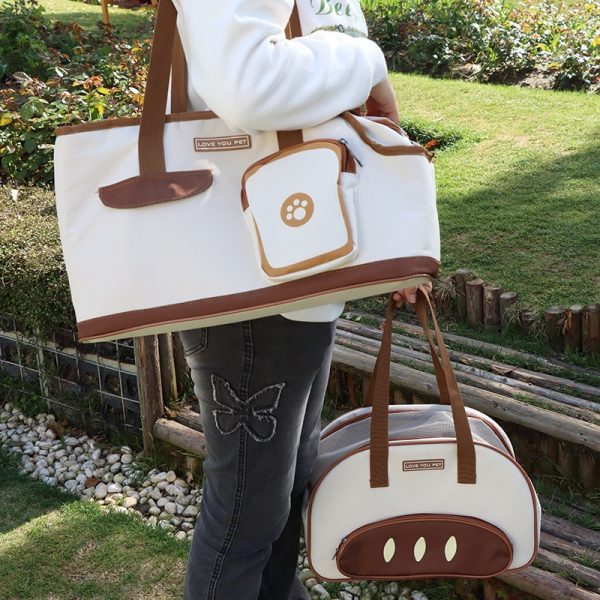 Cute Bread Style Cat Carrier
